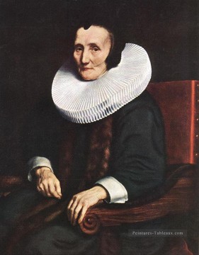  portrait Peintre - Portrait de Margaretha de Geer Épouse de Jacob Trip Baroque Nicolaes Maes